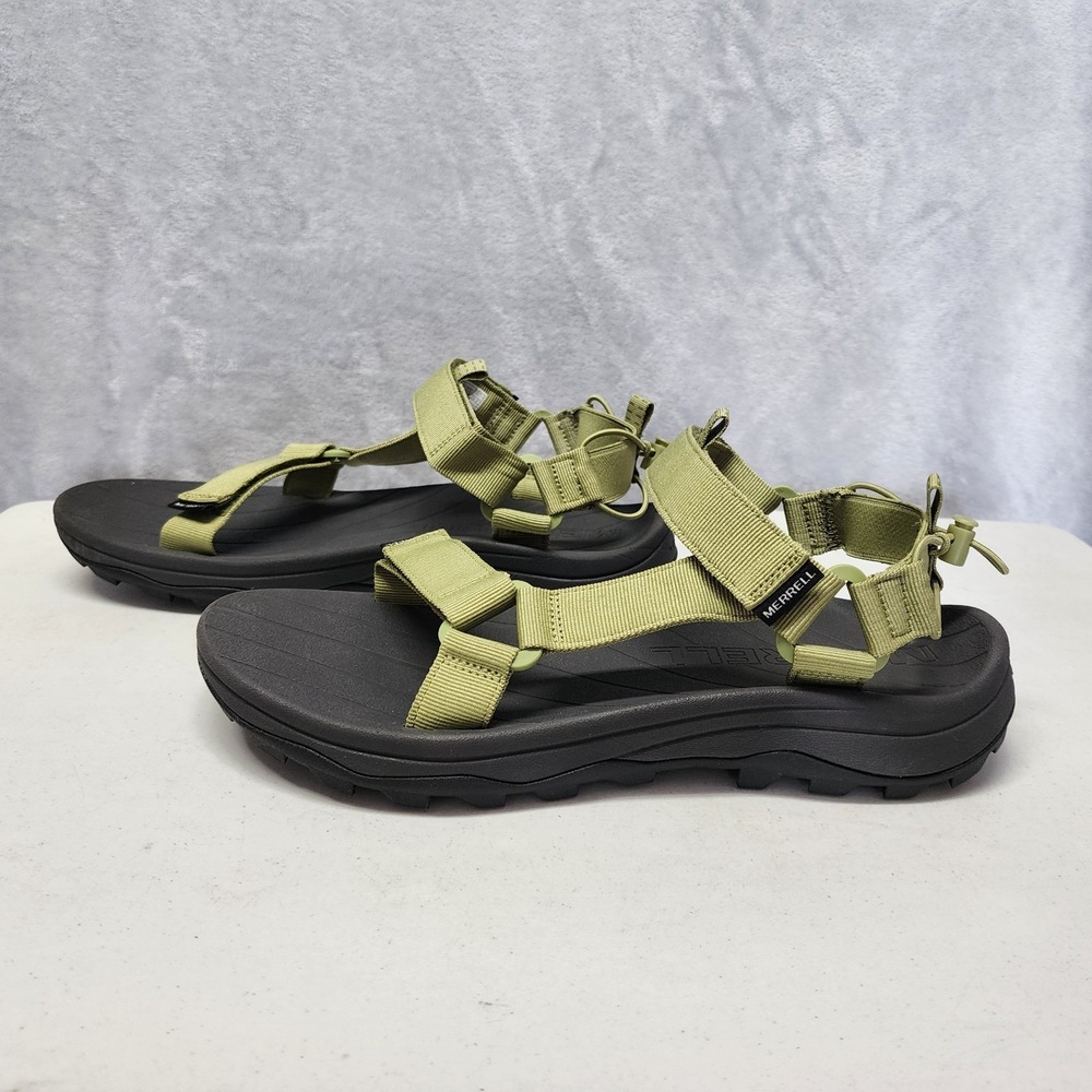 Merrell Sandals Mens Size 11 Rugged Speed Fusion Web Sport Shoes Moss Green